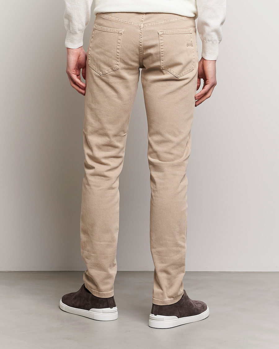 Herren | Hosen | Zegna | Slim Fit Dyed 5-Pocket Pants Brown