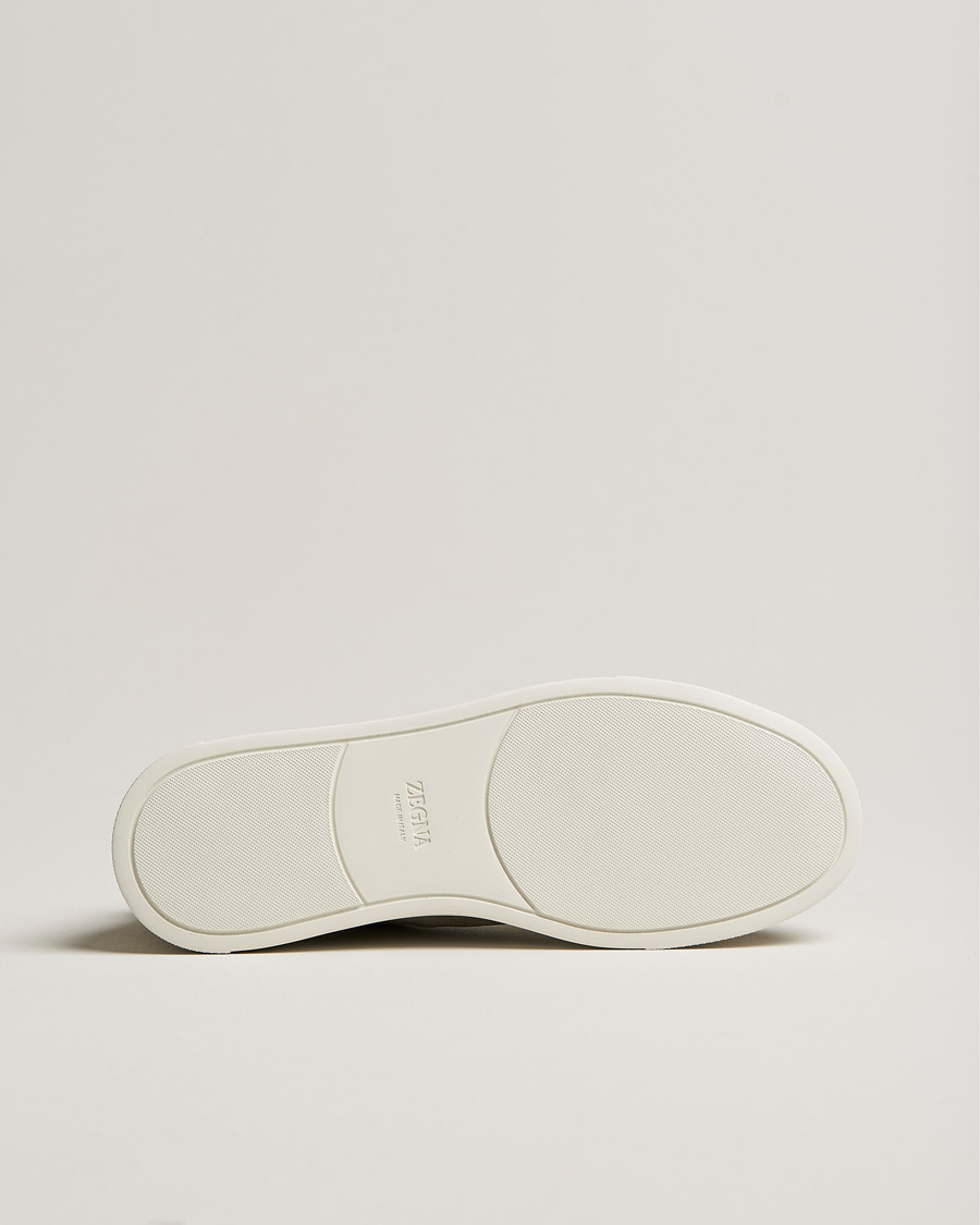 Herren | Zegna Triple Stitch Sneakers Grey Suede | Zegna | Triple Stitch Sneakers Grey Suede