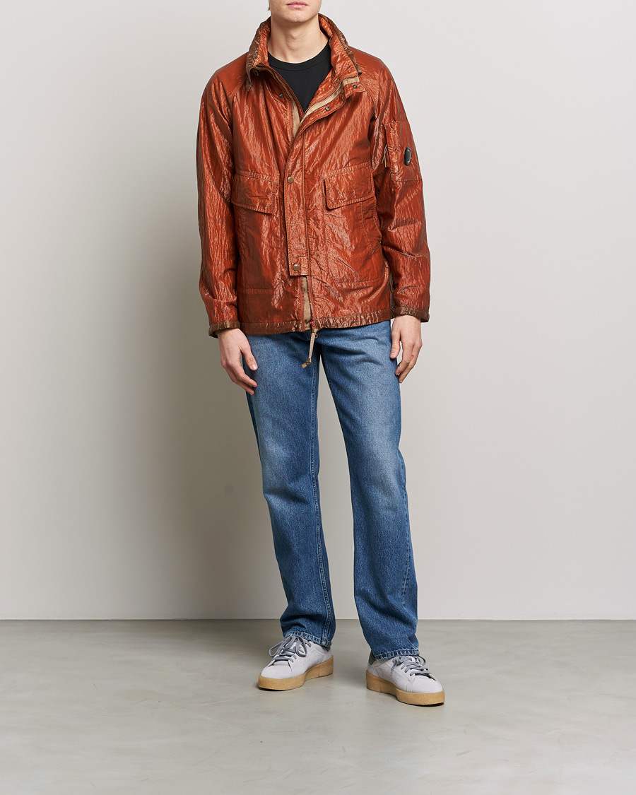 Herren | Jacken | C.P. Company | Kan-D Garment Dyed Nylon Jacket Rust