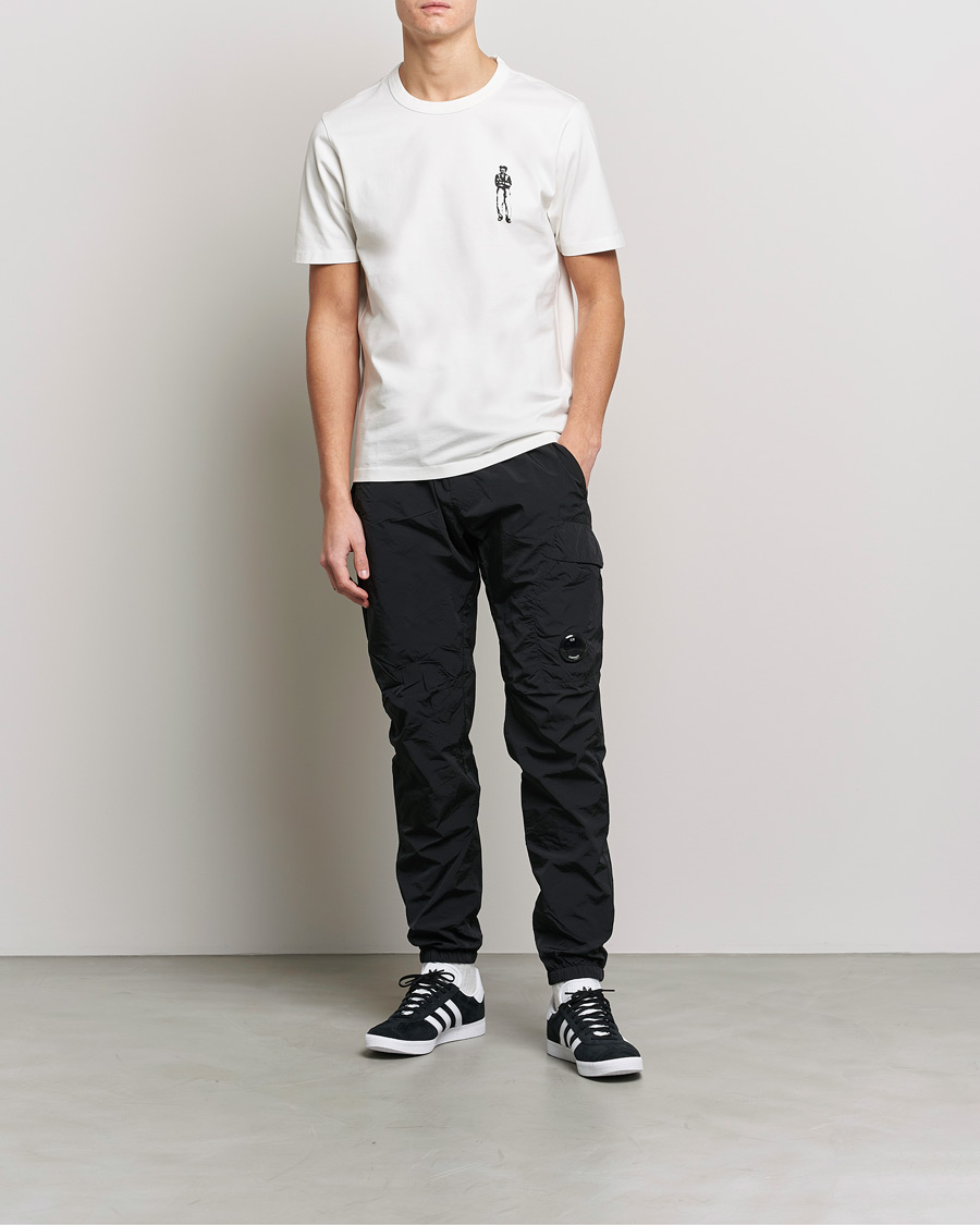 Herren | T-Shirts | C.P. Company | Heavy Mercerized Cotton Printed Logo T-Shirt White