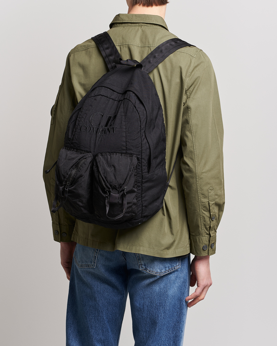 Herren | C.P. Company Taylon P Nylon Backpack Black | C.P. Company | Taylon P Nylon Backpack Black