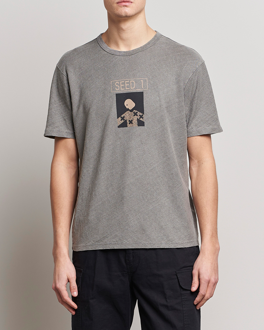 Herren | T-Shirts | C.P. Company | Seed Recycled Hemp T-Shirt Grey