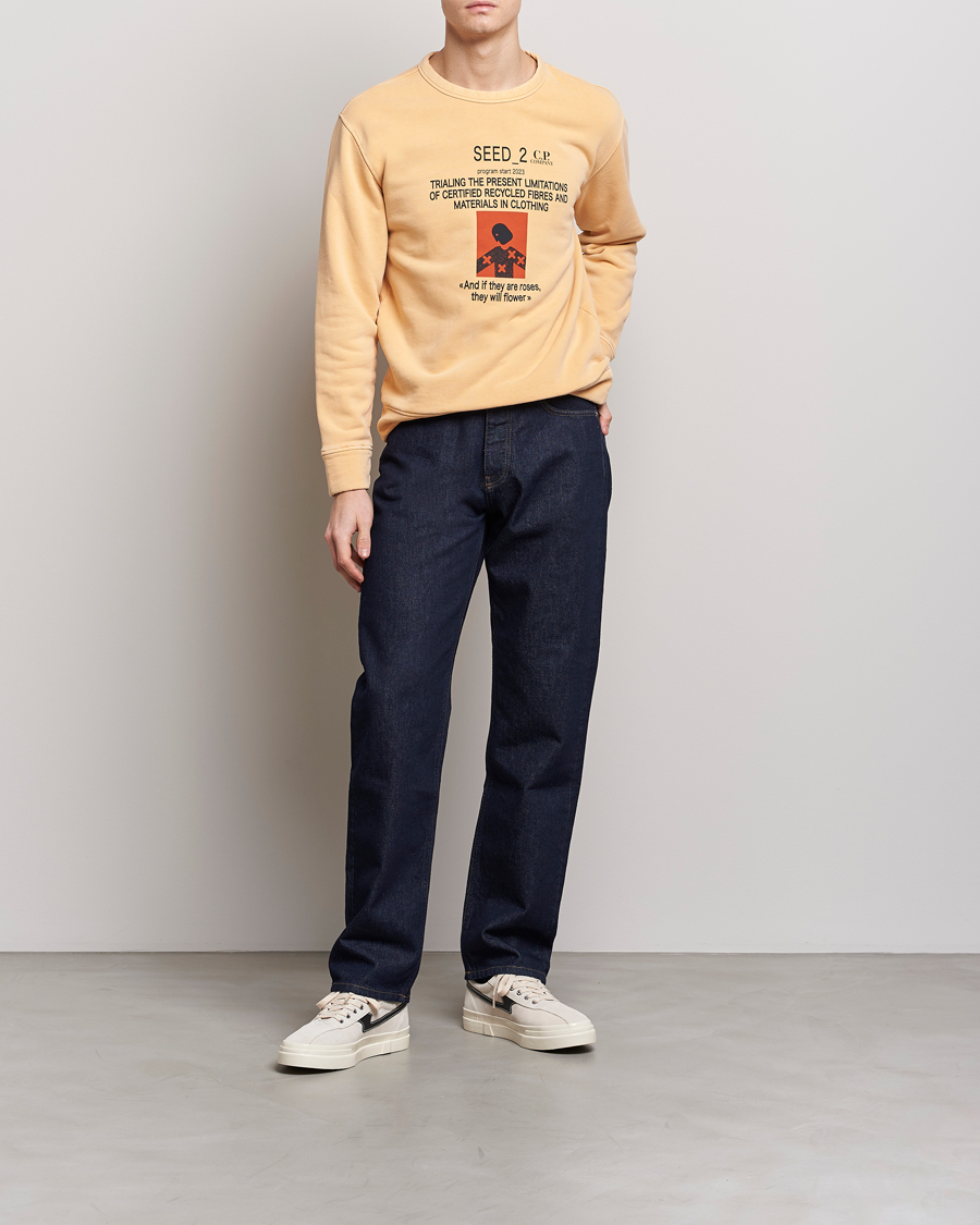 Herren | Pullover | C.P. Company | Recycled Cotton Sweatshirt Orange