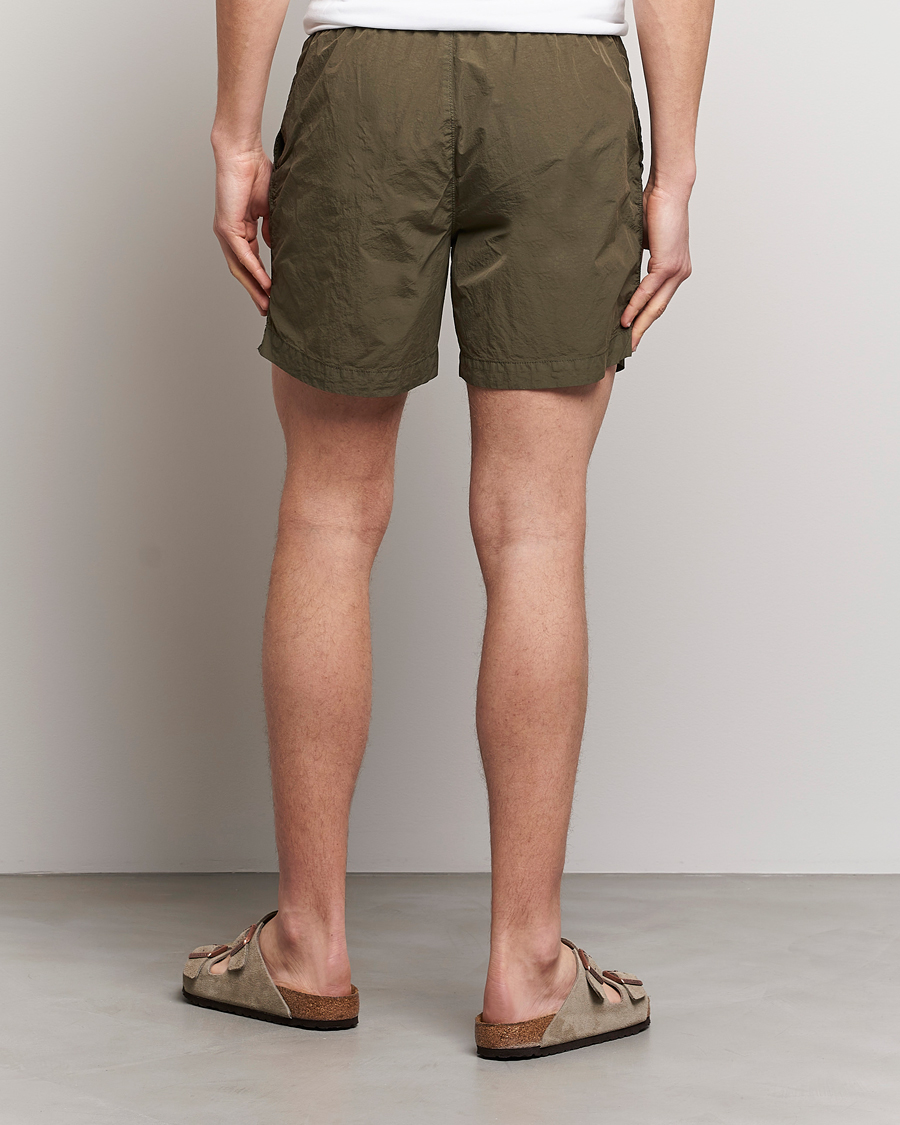 Herren | Badehosen | C.P. Company | Flatt Nylon Garment Dyed Swimshorts Olive