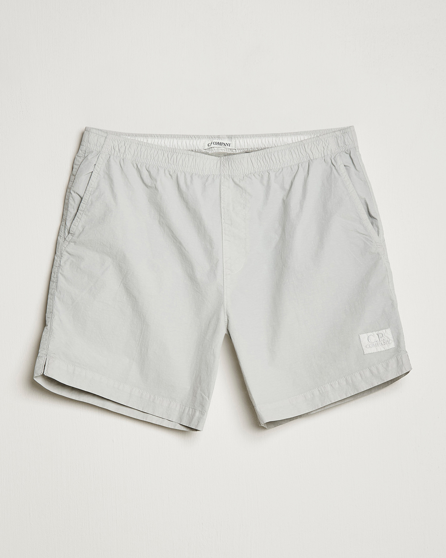 Herren | Badehosen | C.P. Company | Flatt Nylon Garment Dyed Swimshorts Grey