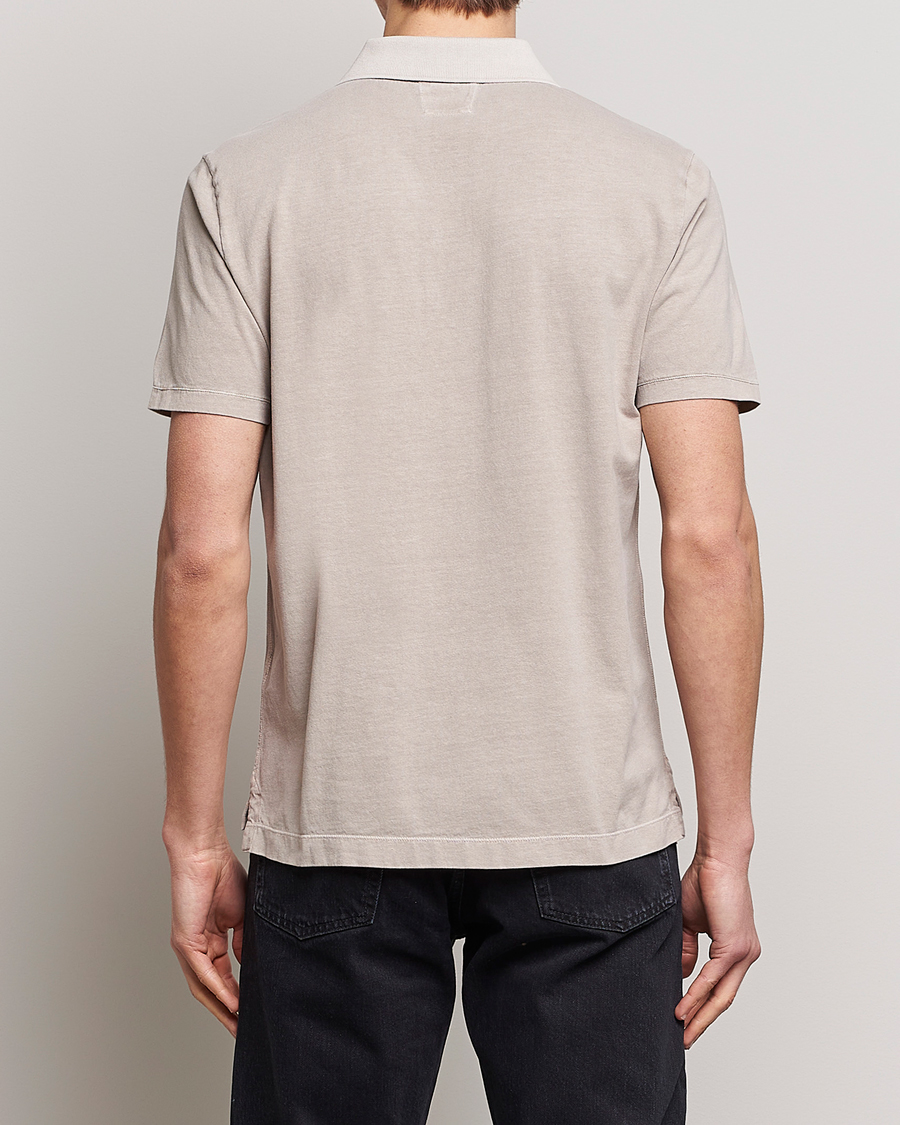 Herren | Poloshirts | C.P. Company | Old Dyed Cotton Jersey Polo Grey