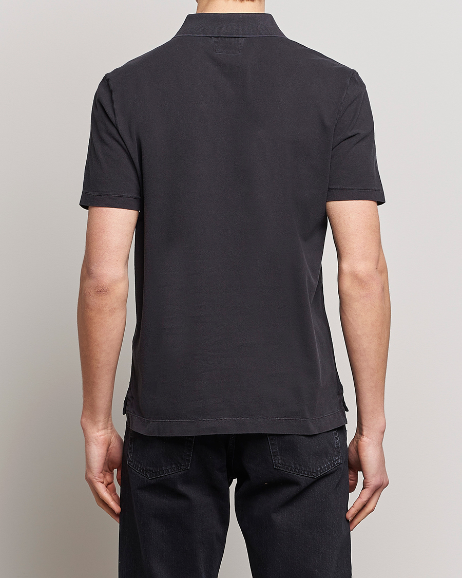 Herren | Poloshirts | C.P. Company | Old Dyed Cotton Jersey Polo Black