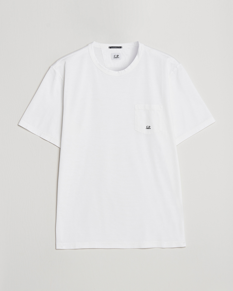 Herren | T-Shirts | C.P. Company | Mercerized Cotton Pocket T-Shirt White