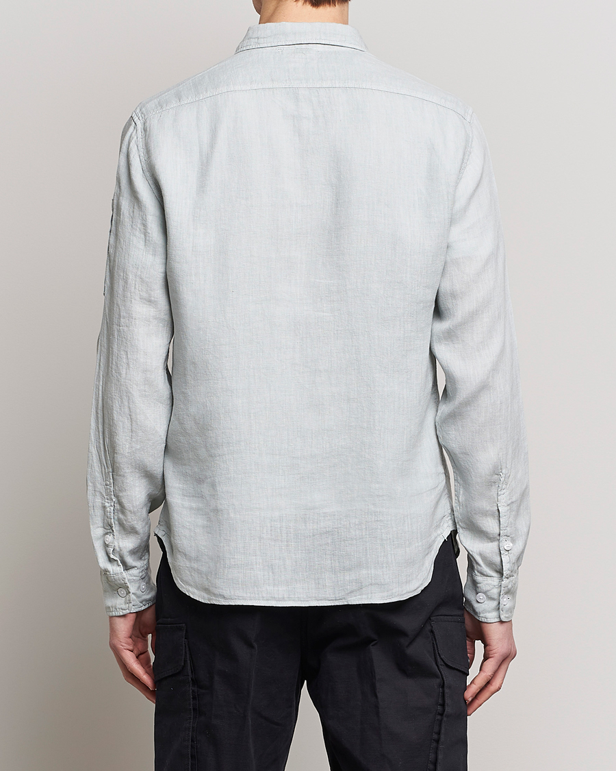Herren | Hemden | C.P. Company | Long Sleeve Linen Shirt Ocean