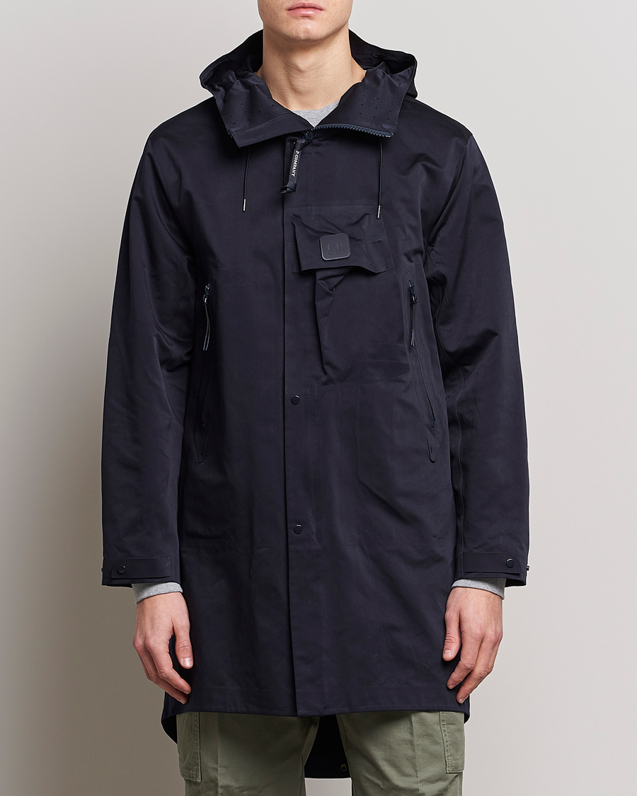 Herren | Jacken | C.P. Company | Metropolis A.A.C. Water resistant Long Jacket Navy