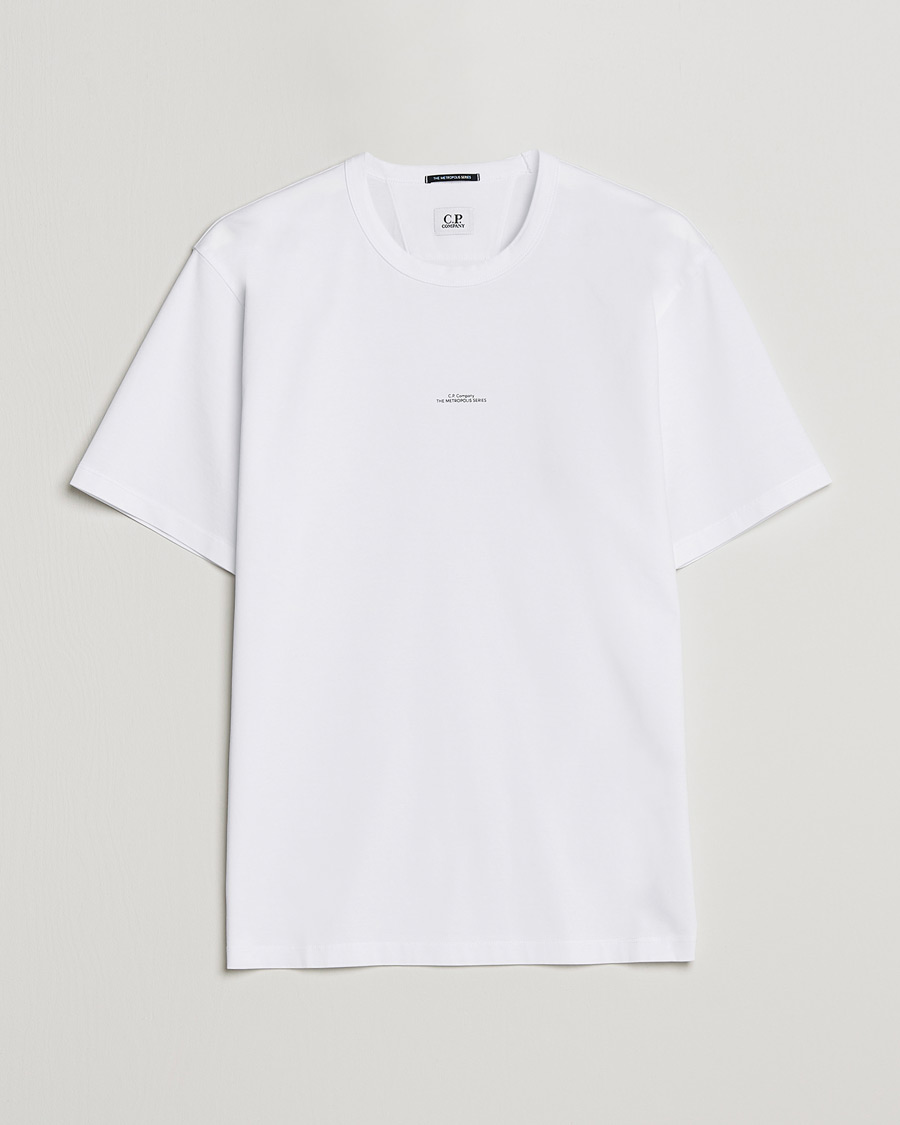 Herren | T-Shirts | C.P. Company | Metropolis Mercerized Jersey T-Shirt White