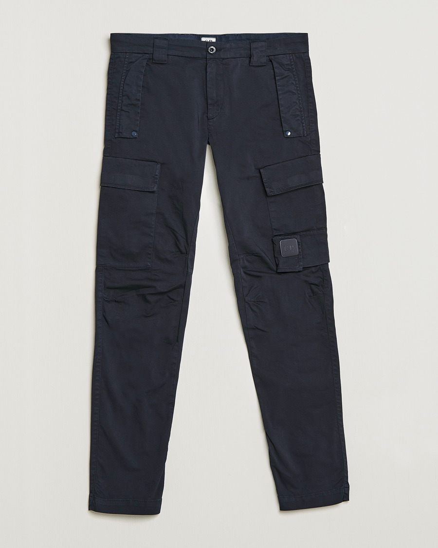 Herren | Hosen | C.P. Company | Metropolis Satin Stretch Cargo Pants Navy