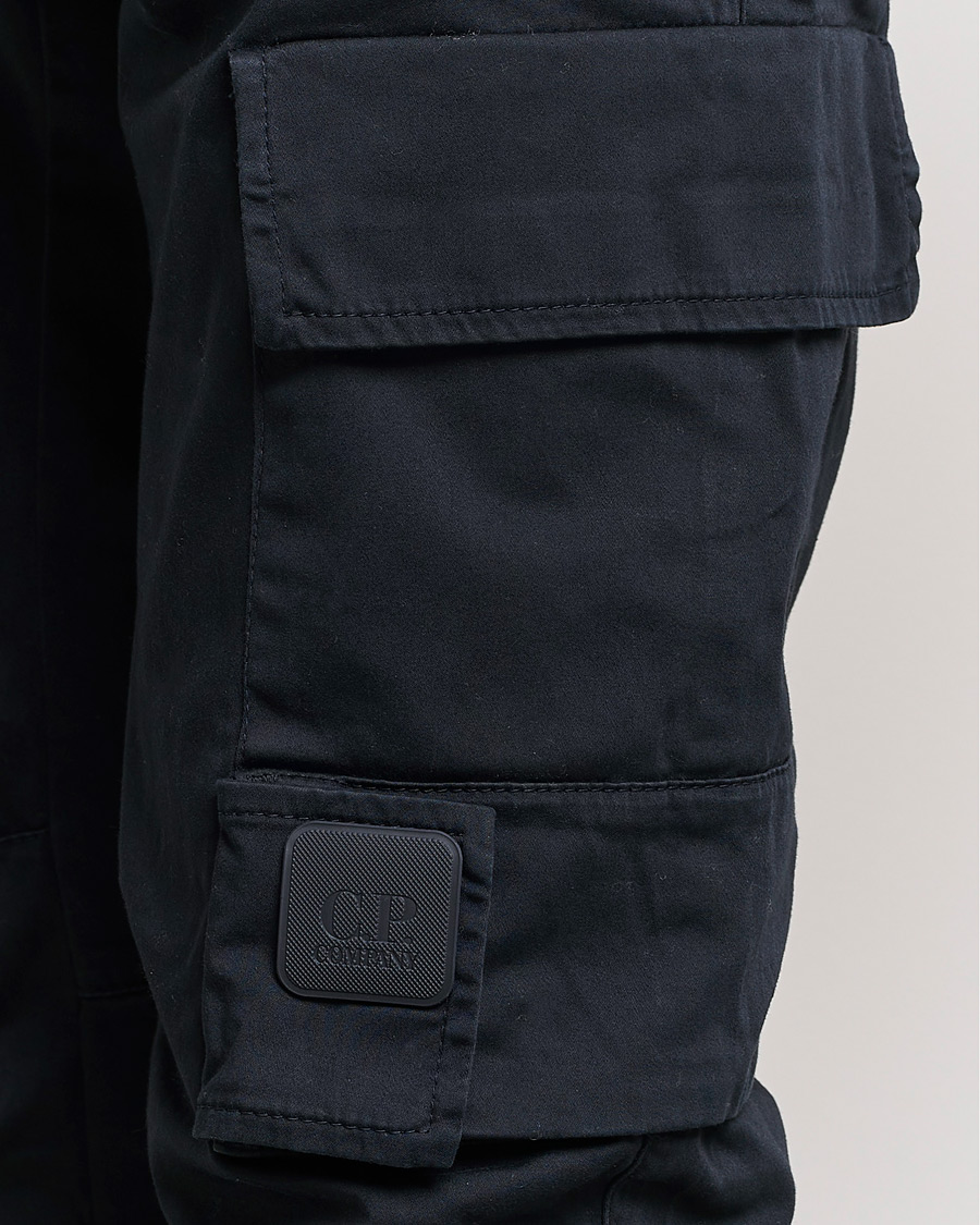 Herren | Hosen | C.P. Company | Metropolis Satin Stretch Cargo Pants Navy