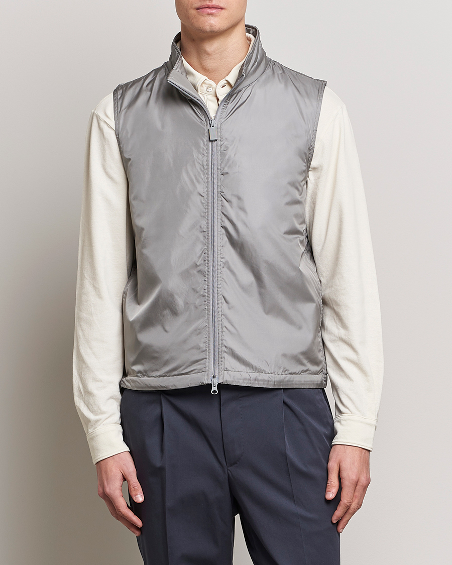 Herren | Westen | Aspesi | Vernes Nylon Gilet Grey
