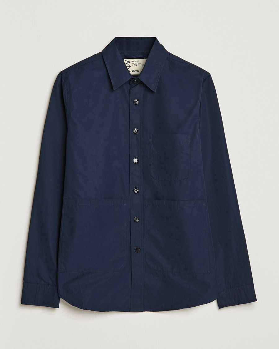 Herren | Jacken | Aspesi | Utility Shirt Jacket Navy