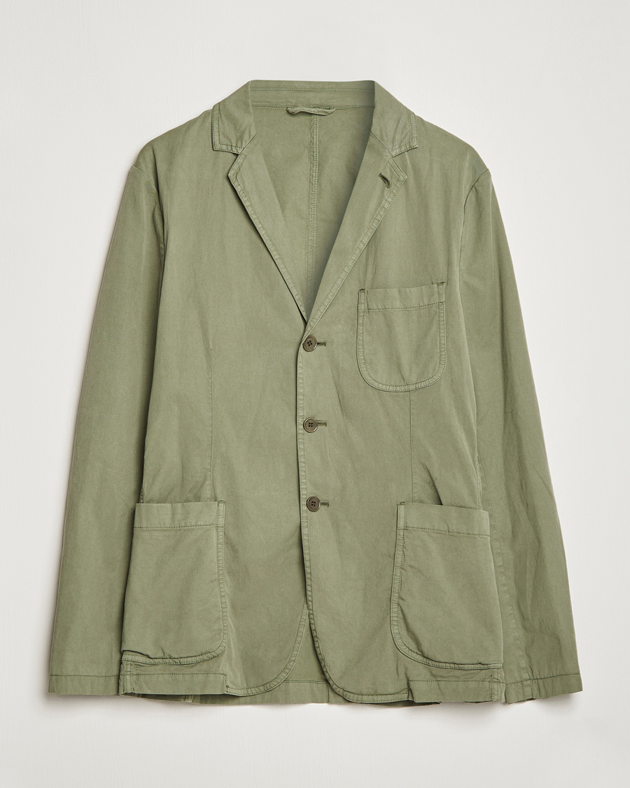 Herren | Sakkos | Aspesi | Samuraki Washed Blazer Army Green