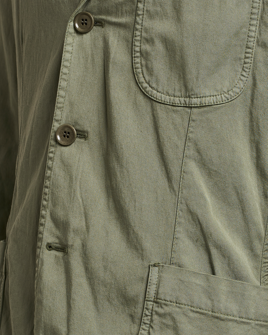 Herren | Sakkos | Aspesi | Samuraki Washed Blazer Army Green