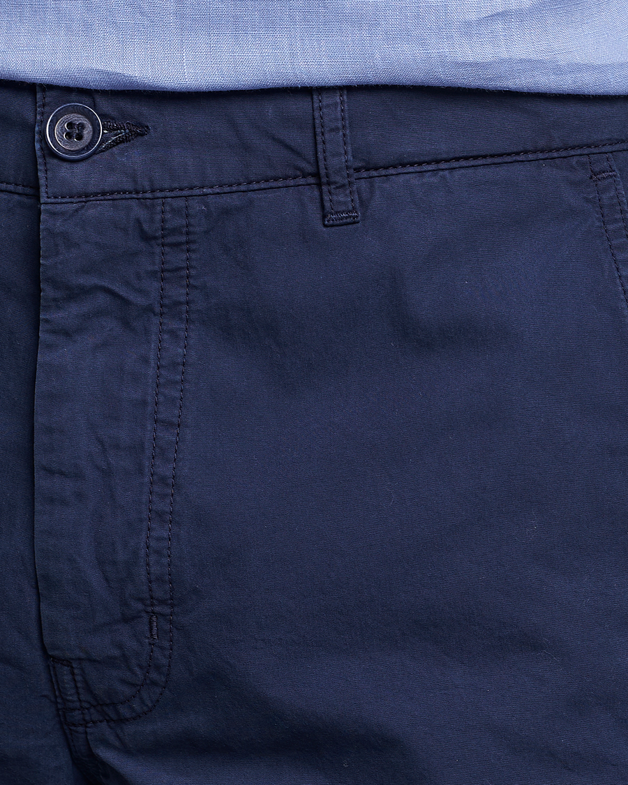 Herren | Shorts | Aspesi | Washed Cotton Cargo Shorts Dark Blue