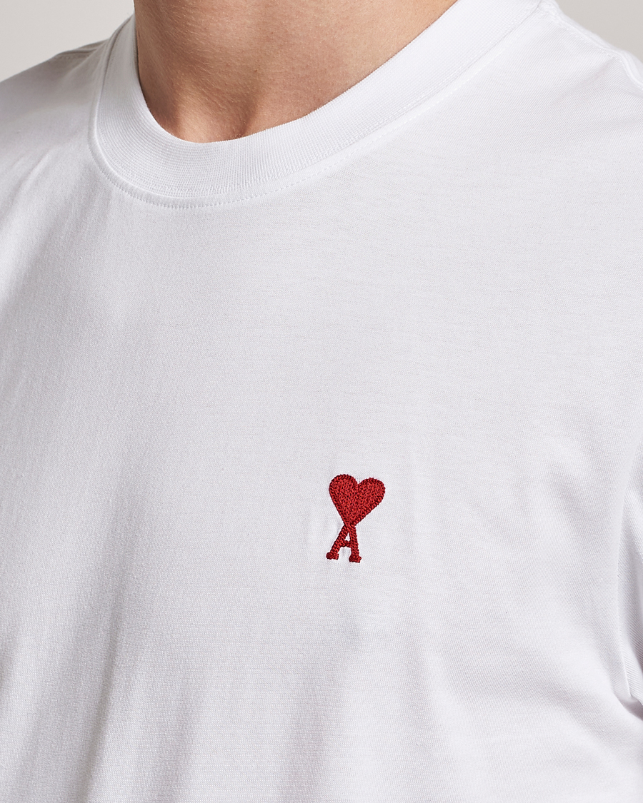 Herren | T-Shirts | AMI | Heart Logo T-Shirt White