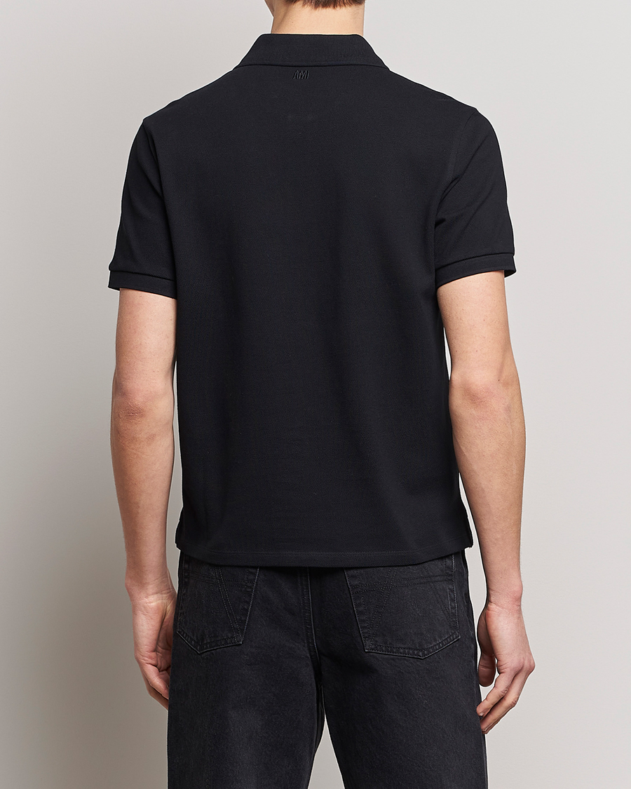 Herren | Poloshirts | AMI | Heart Logo Piquet Polo Black