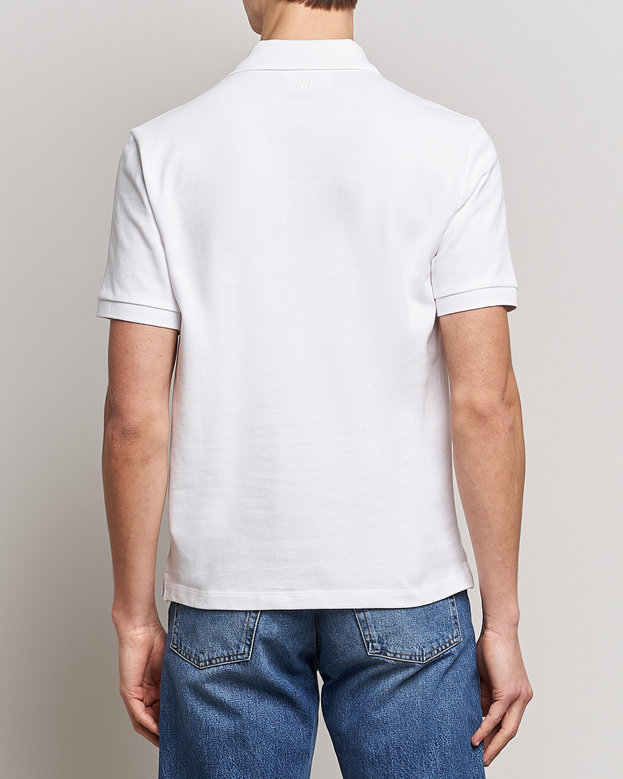 Herren | Poloshirts | AMI | Heart Logo Piquet Polo White