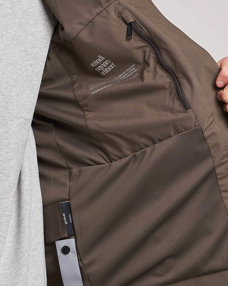 Herren | Jacken | Scandinavian Edition | Hood Waterproof Jacket Major Brown
