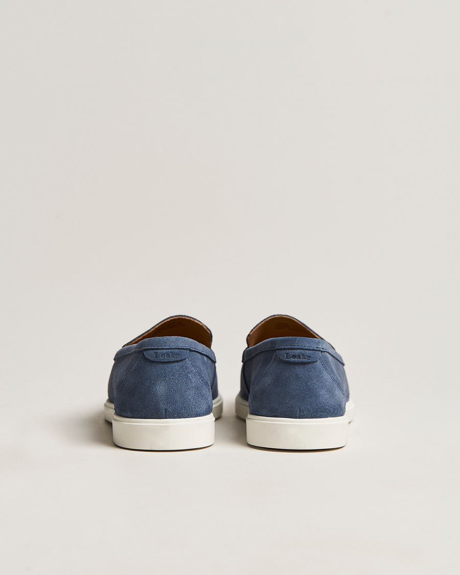 Herren | Loafer | Loake Shoemakers | Tuscany Suede Loafer Denim