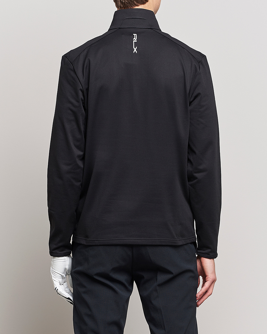 Herren | Pullover | RLX Ralph Lauren | Luxury Jersey Half Zip Black