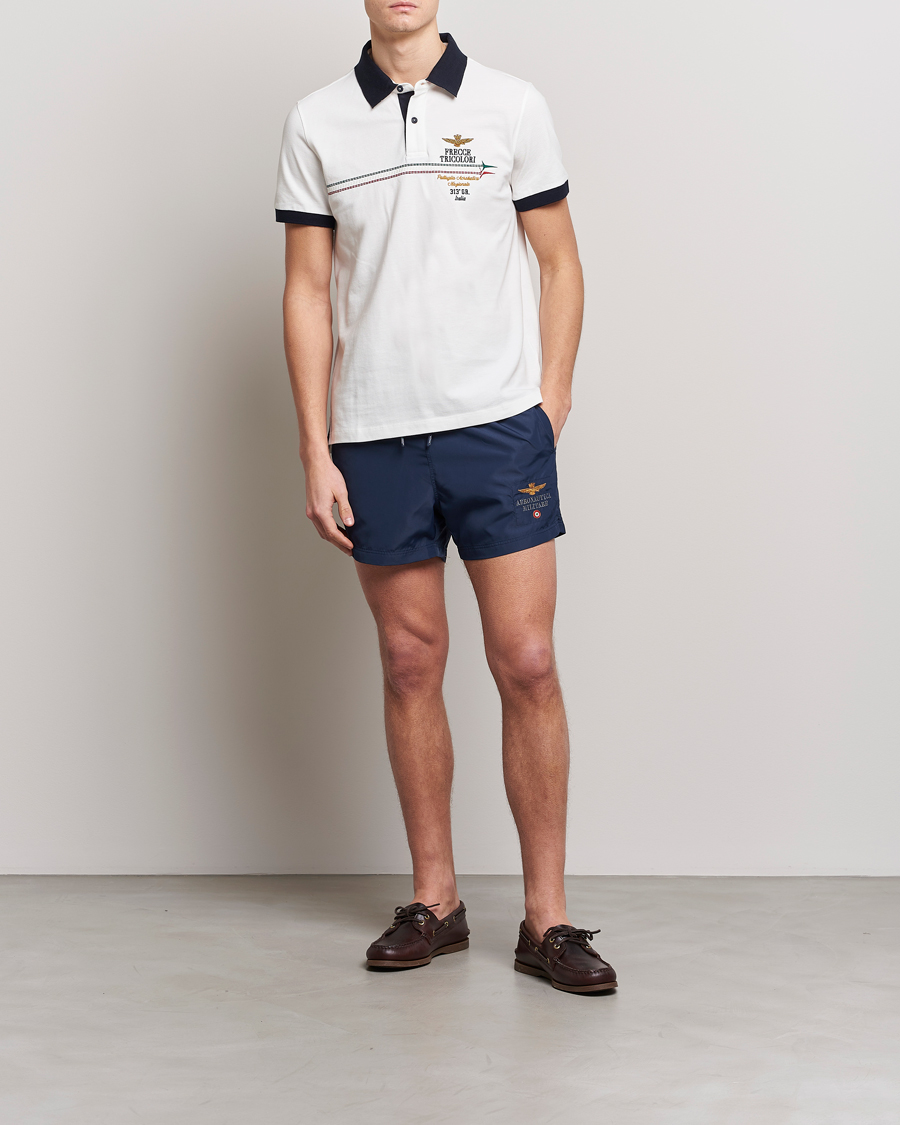 Herren | Badehosen | Aeronautica Militare | Costume Swim Shorts Navy