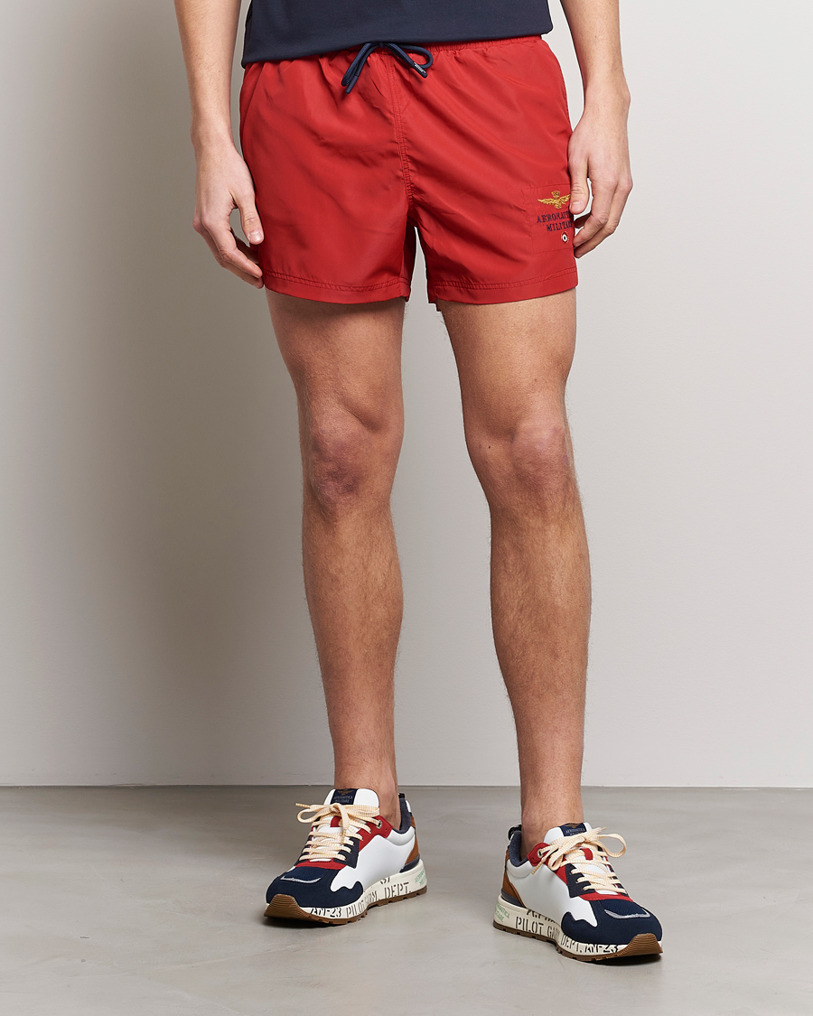 Herren | Badehosen | Aeronautica Militare | Costume Swim Shorts Red