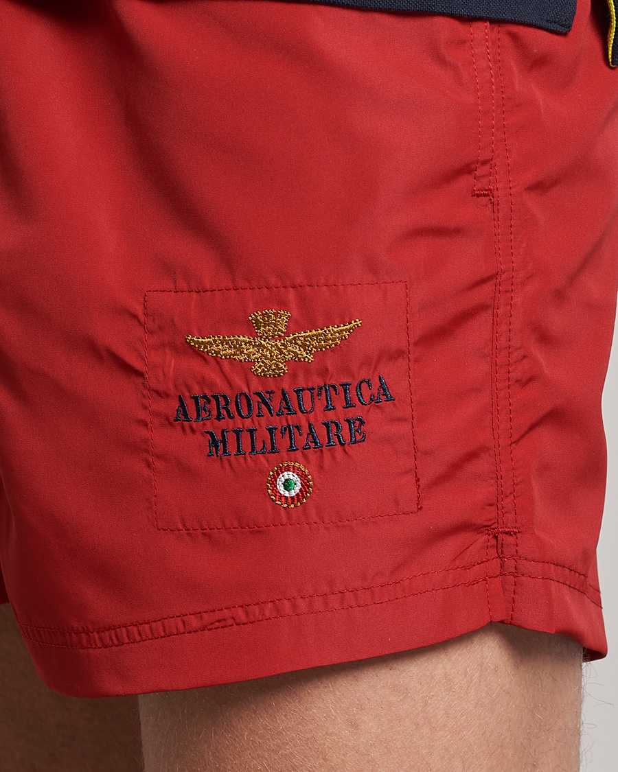 Herren | Badehosen | Aeronautica Militare | Costume Swim Shorts Red