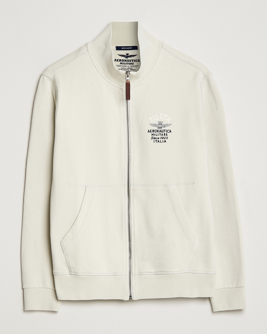 Herren | Pullover | Aeronautica Militare | Full Zip Sweater Ice