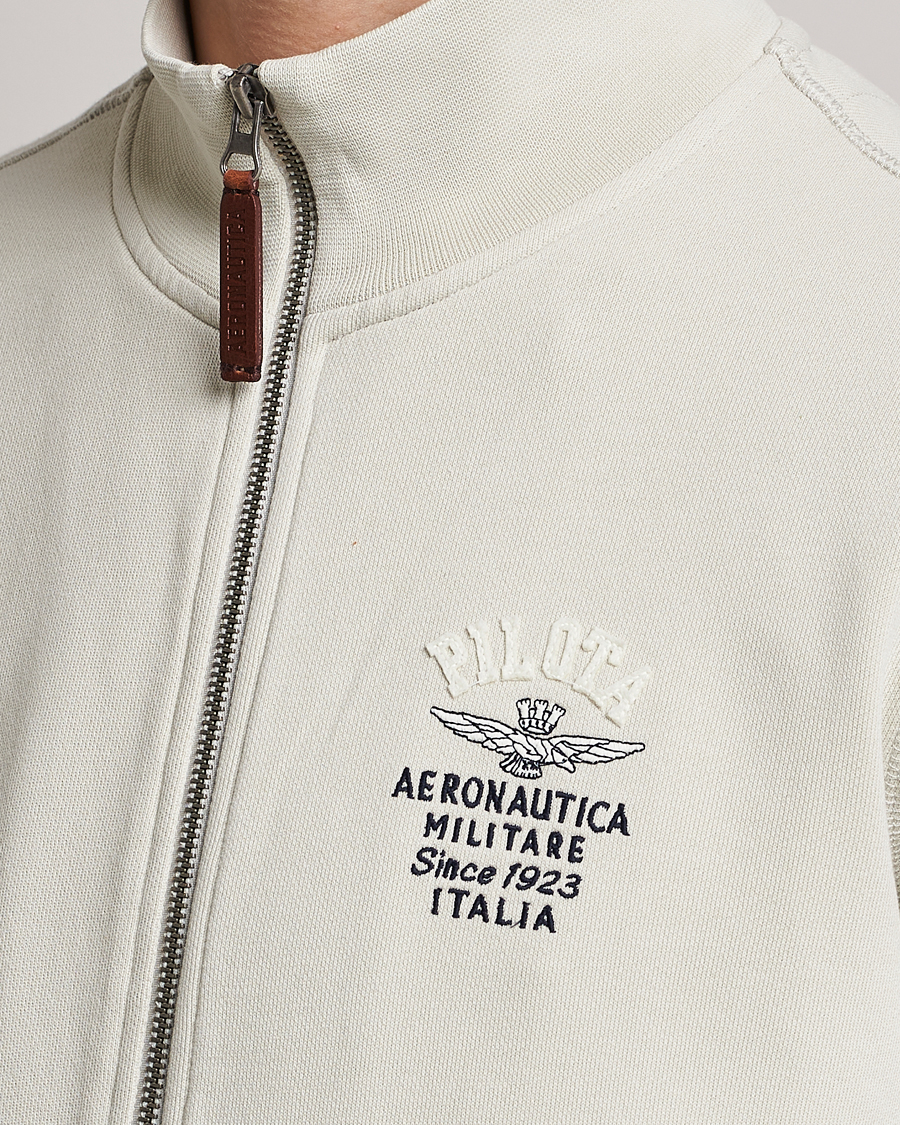 Herren | Pullover | Aeronautica Militare | Full Zip Sweater Ice