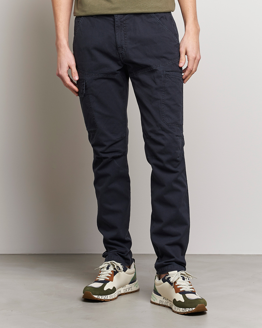 Herren | Hosen | Aeronautica Militare | Stretch Cotton Pocket Pants Navy