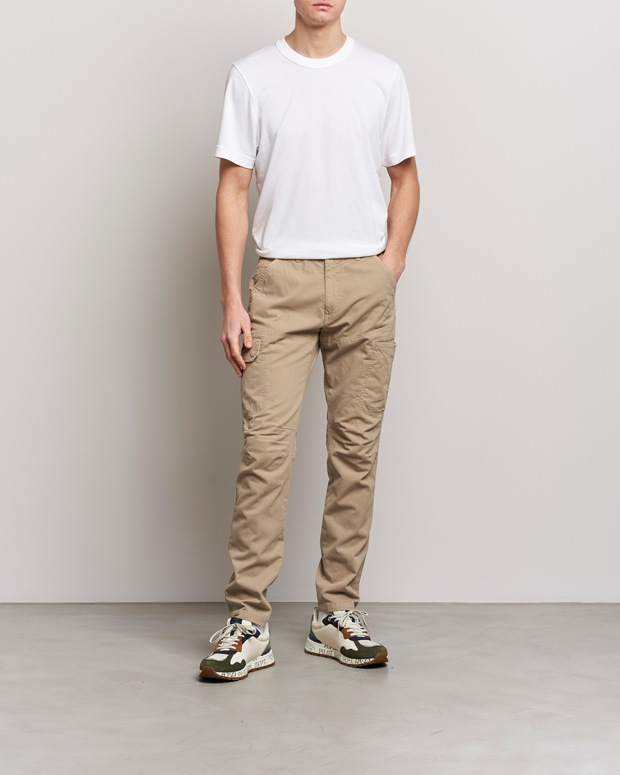 Herren | Hosen | Aeronautica Militare | Stretch Cotton Pocket Pants Sand