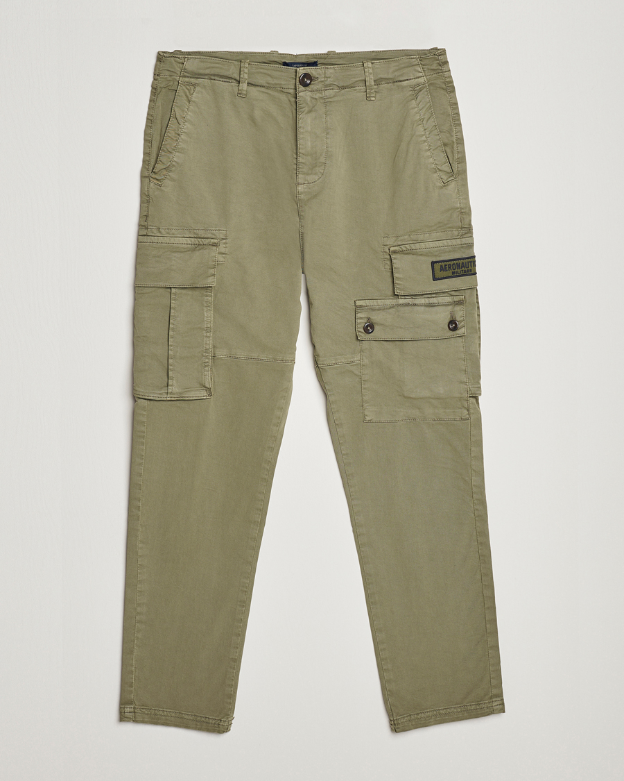 Herren | Hosen | Aeronautica Militare | Soft Twill Pocket Pants Sage
