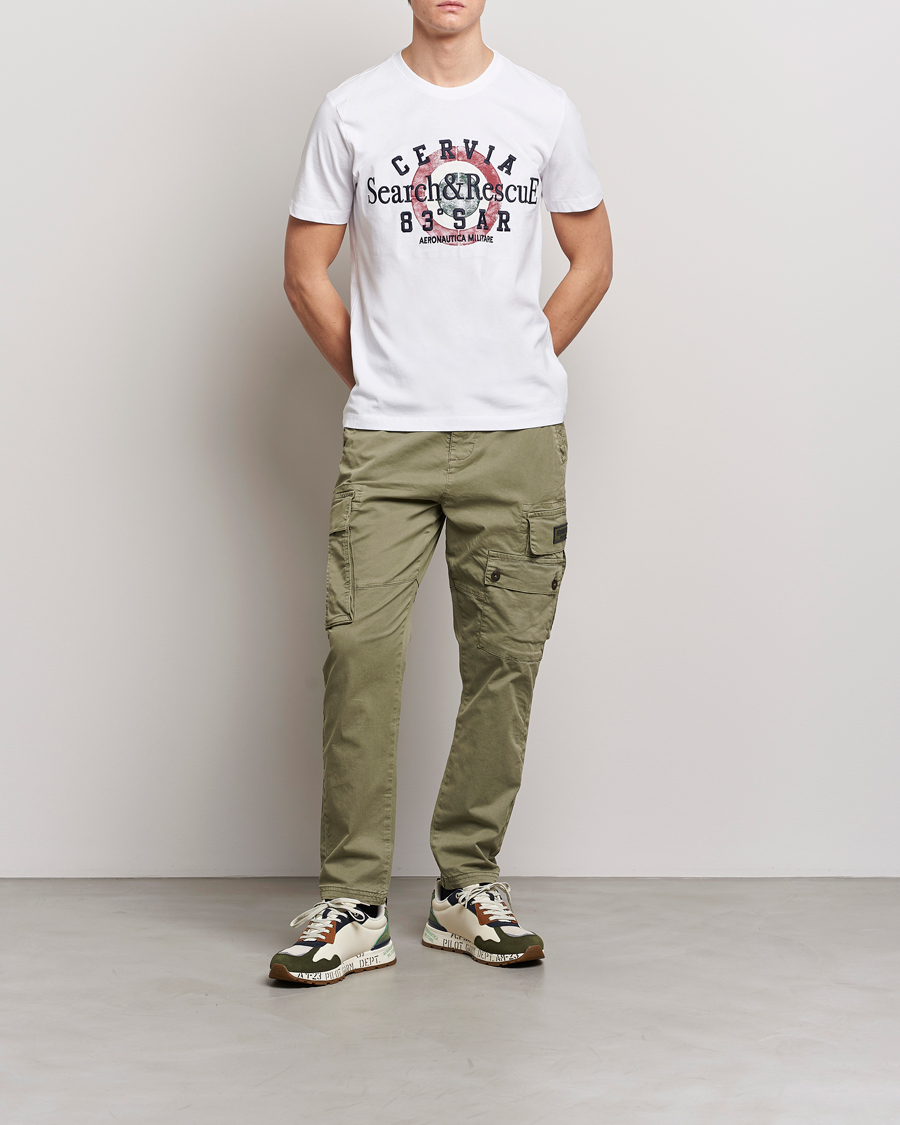 Herren | Hosen | Aeronautica Militare | Soft Twill Pocket Pants Sage