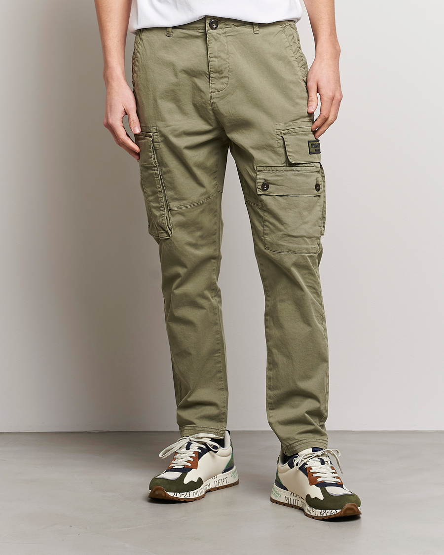 Herren | Hosen | Aeronautica Militare | Soft Twill Pocket Pants Sage