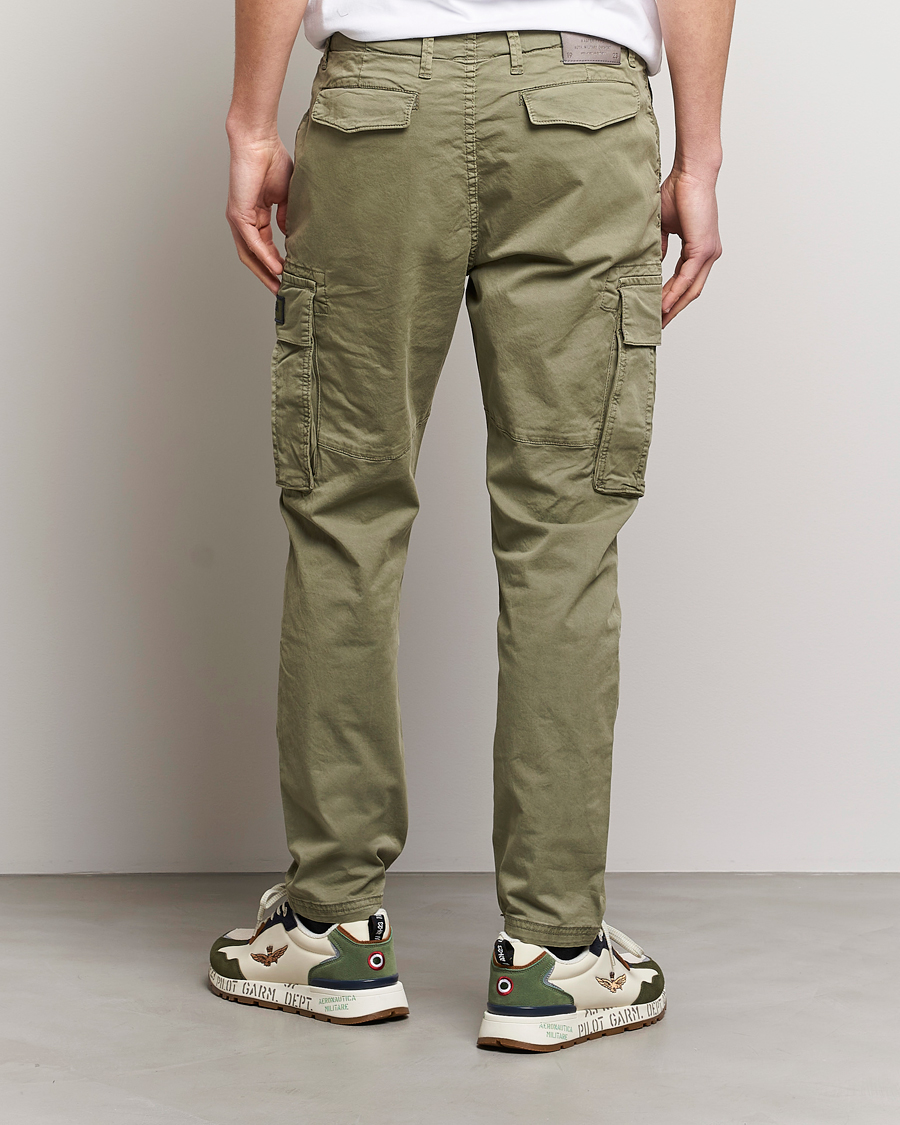 Herren | Hosen | Aeronautica Militare | Soft Twill Pocket Pants Sage