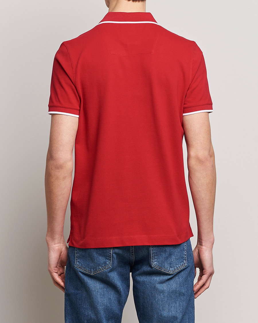 Herren | Poloshirts | Aeronautica Militare | Garment Dyed Cotton Polo Red