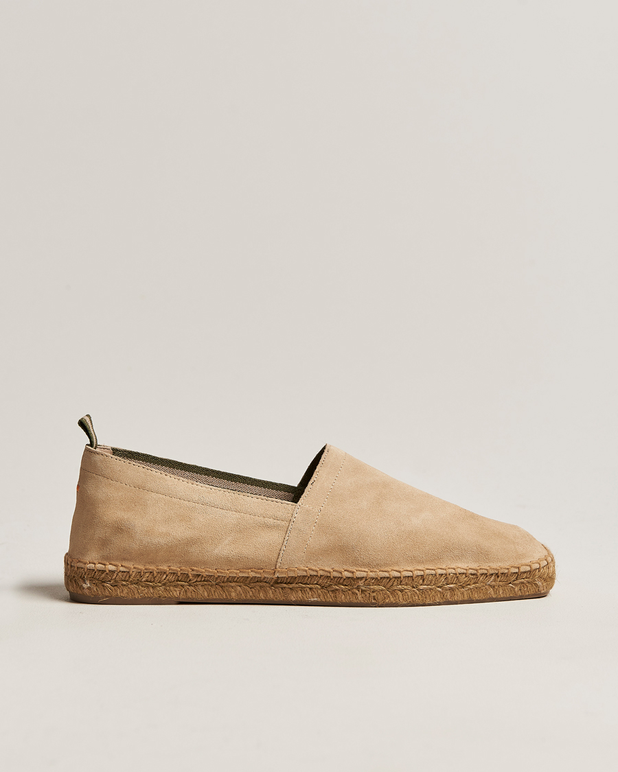 Herren | Castañer Pablo Casual Suede Espadrilles Cream | Castañer | Pablo Casual Suede Espadrilles Cream