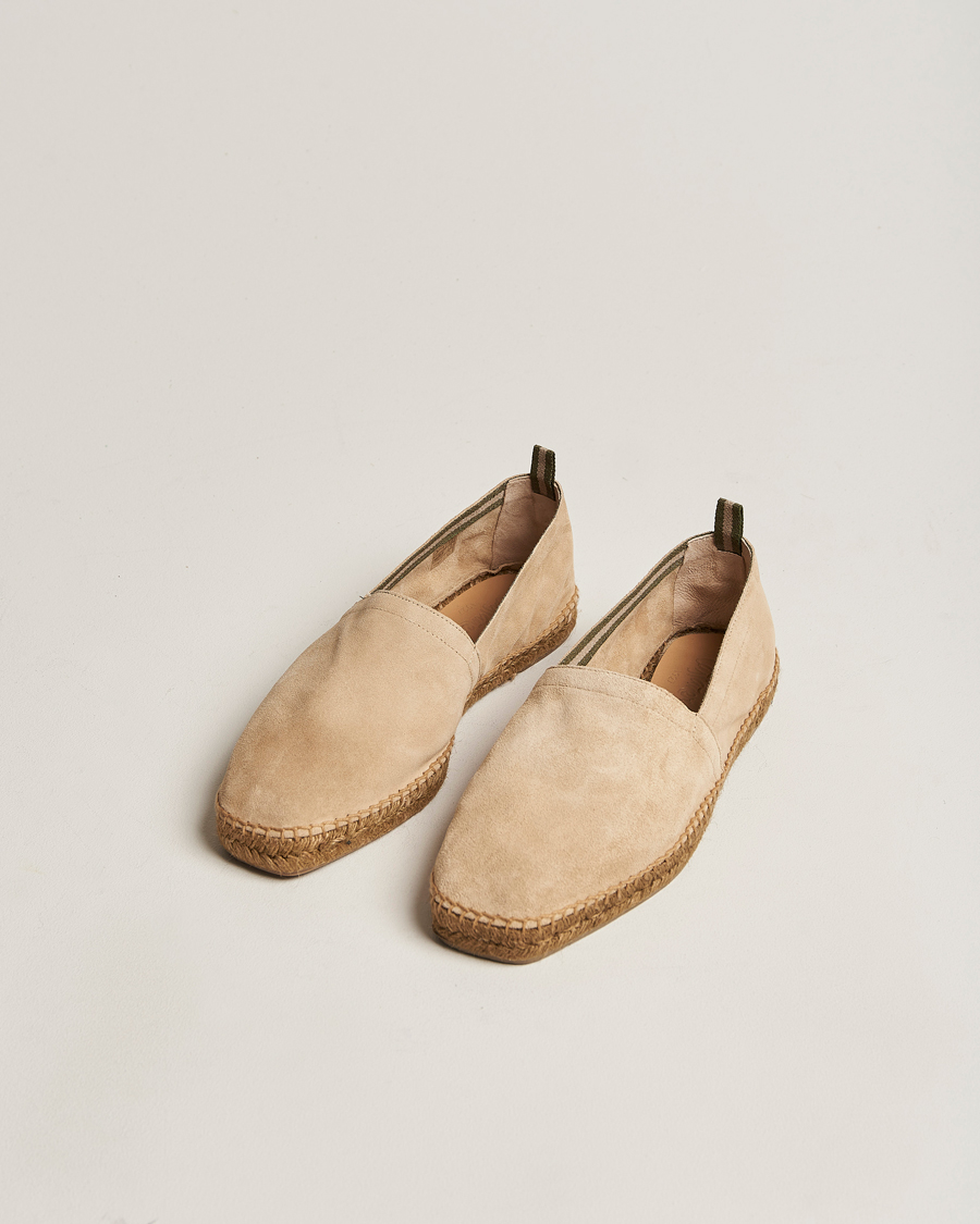Herren | Castañer Pablo Casual Suede Espadrilles Cream | Castañer | Pablo Casual Suede Espadrilles Cream