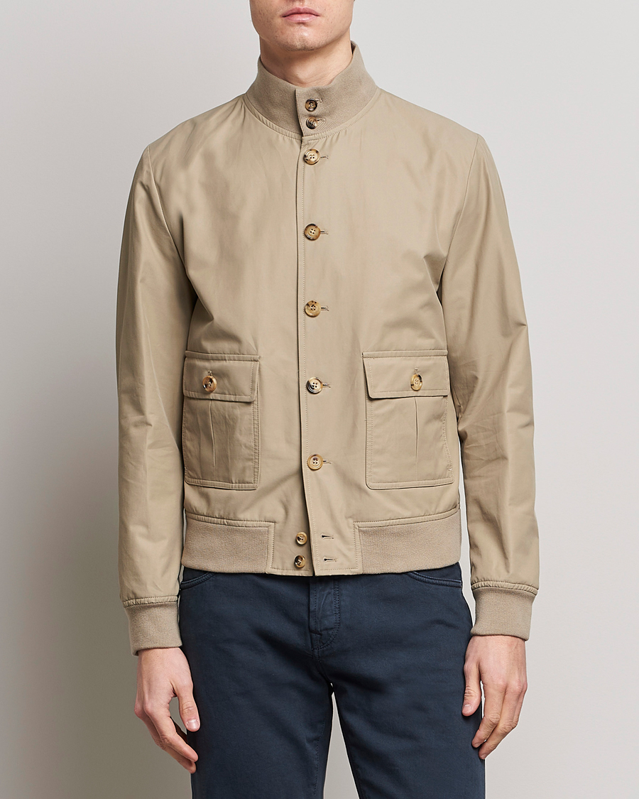 Herren | Jacken | Valstar | Valstarino Water Repellent Cotton Jacket Beige