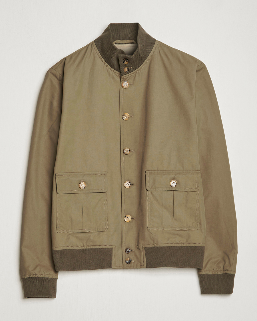 Herren | Jacken | Valstar | Valstarino Water Repellent Cotton Jacket Olive