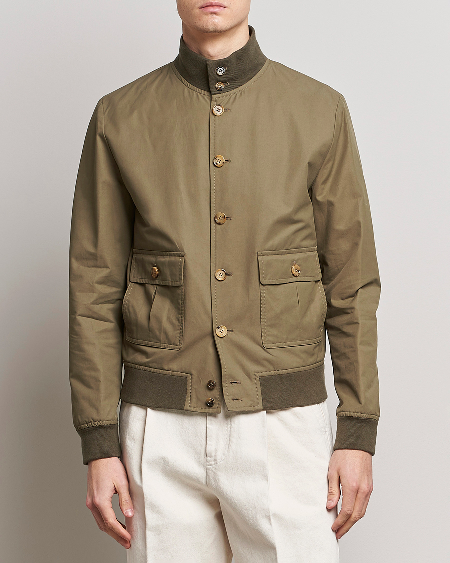 Herren | Jacken | Valstar | Valstarino Water Repellent Cotton Jacket Olive