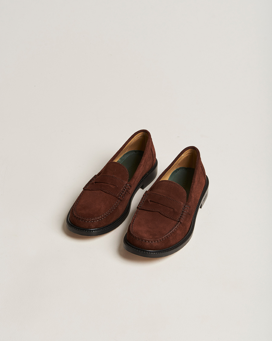 Herren | VINNY's Yardee Moccasin Loafer Brown Suede | VINNY's | Yardee Moccasin Loafer Brown Suede