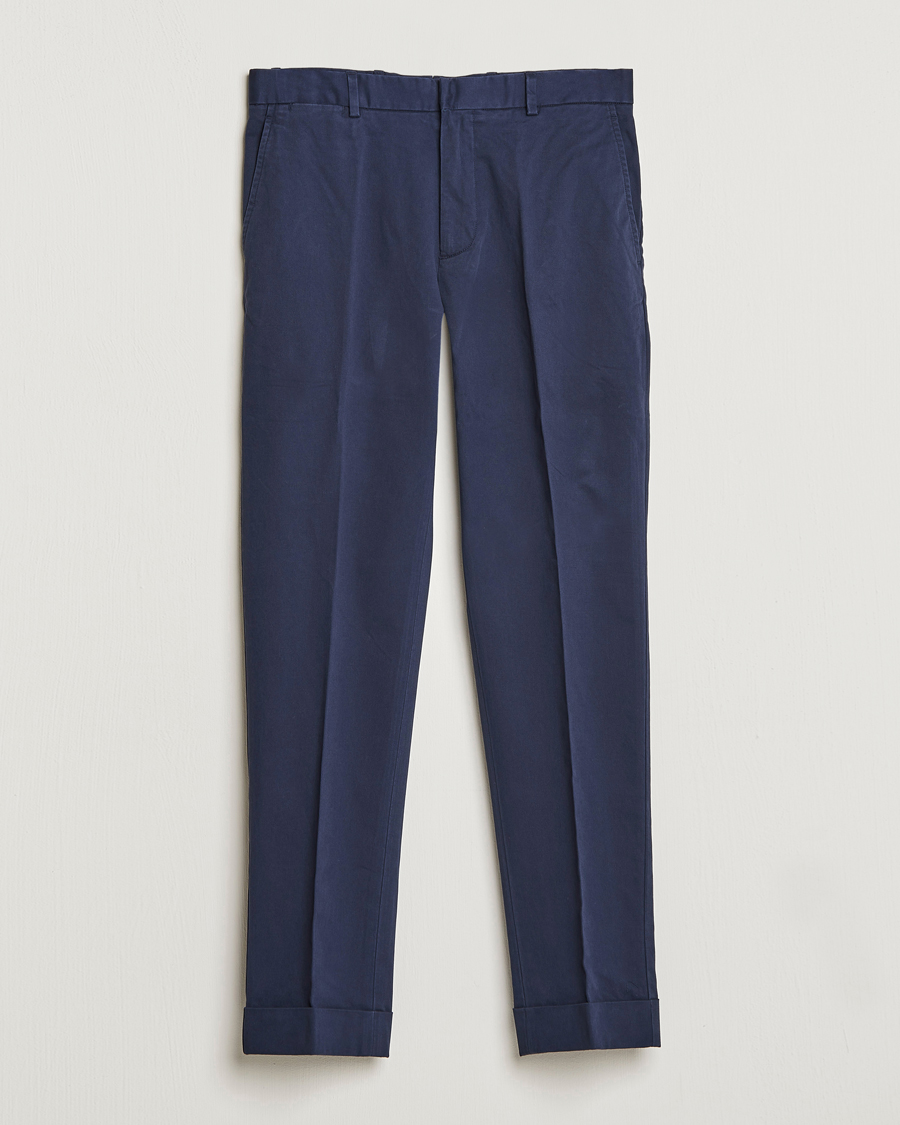 Herren | Hosen | Polo Ralph Lauren | Cotton Stretch Trousers Nautical Ink