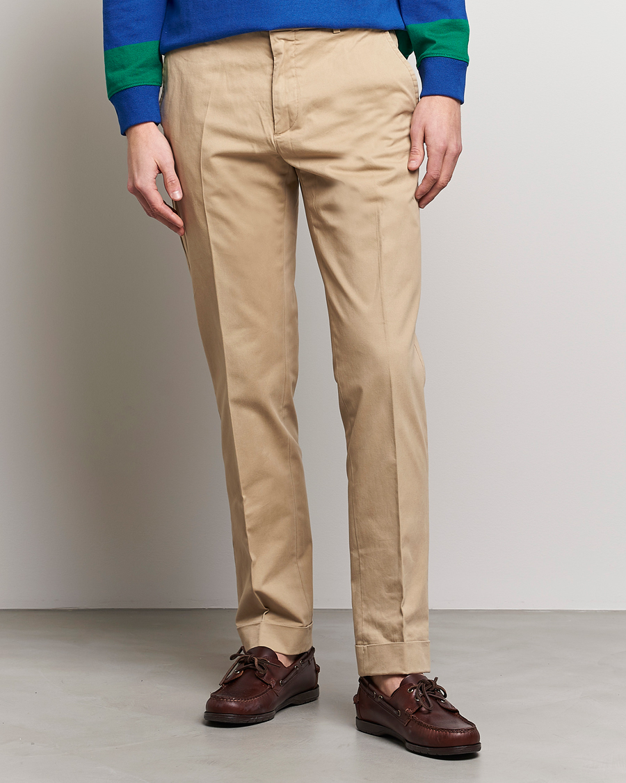 Herren | Hosen | Polo Ralph Lauren | Cotton Stretch Trousers Monument Tan
