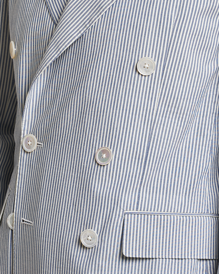 Herren | Sakkos | Polo Ralph Lauren | Cotton Seersucker Sportcoat Cream/Antique Blue