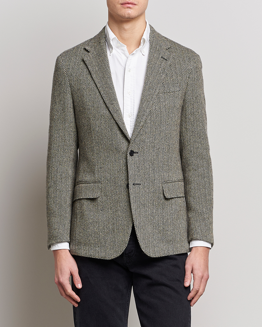 Herren | Sakkos | Polo Ralph Lauren | Herringbone Sportcoat Black/Cream